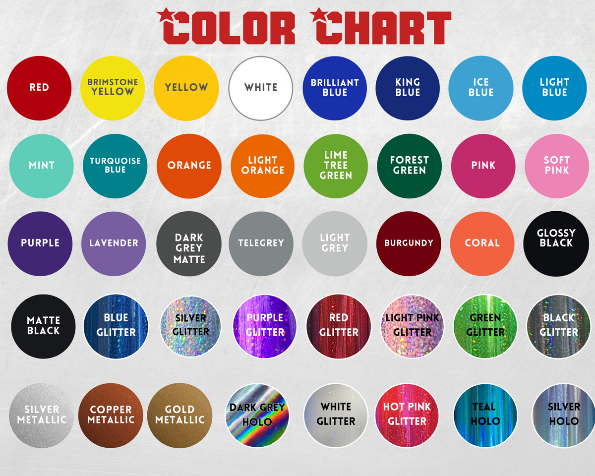 Custom Set of Hood Names- Design Your Own Decal!