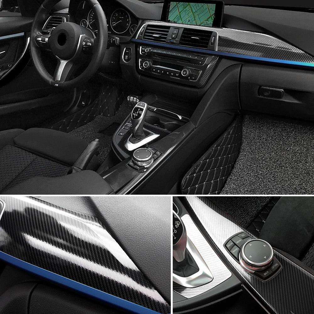 5D Carbon Fiber Vinyl Wrap Film, High Gloss
