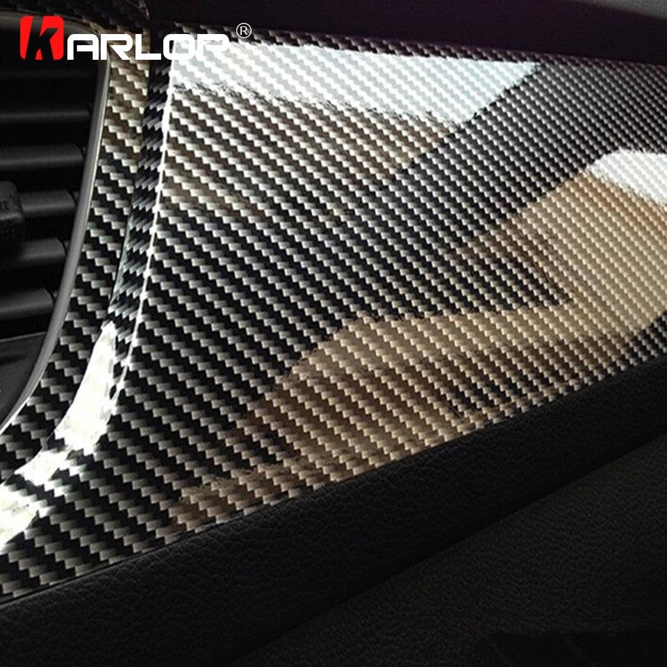 5D Carbon Fiber Vinyl Wrap Film, High Gloss
