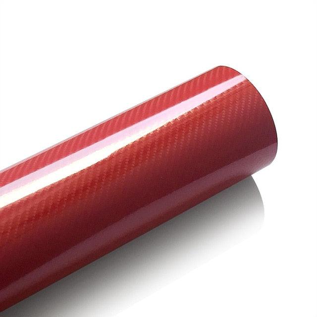5D Carbon Fiber Vinyl Wrap Film, High Gloss