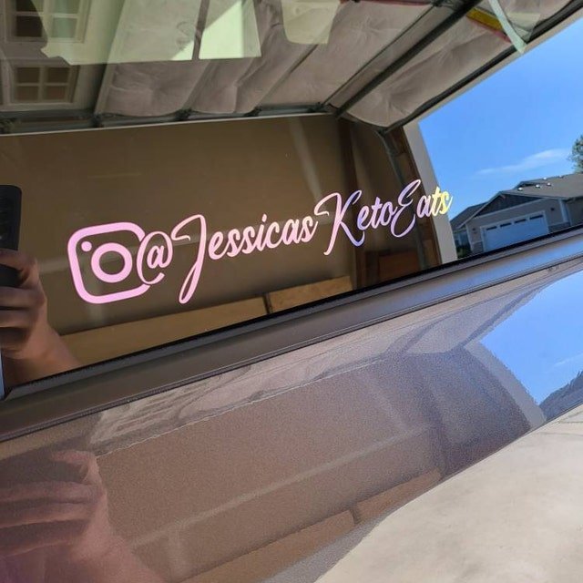 Custom Instagram Decal Vinyl Sticker