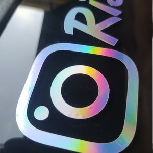 Custom Instagram Decal Vinyl Sticker