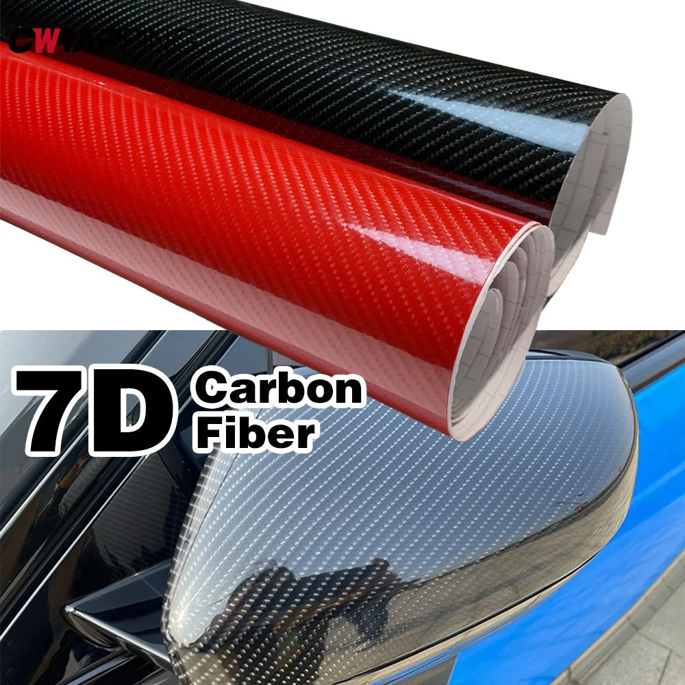 5D Carbon Fiber Vinyl Wrap Film, High Gloss