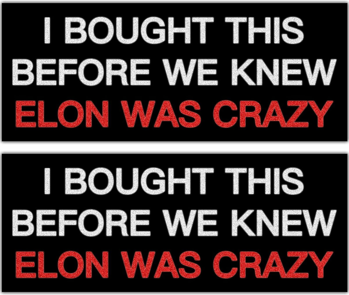 Funny Car Bumper Sticker 7.5x3