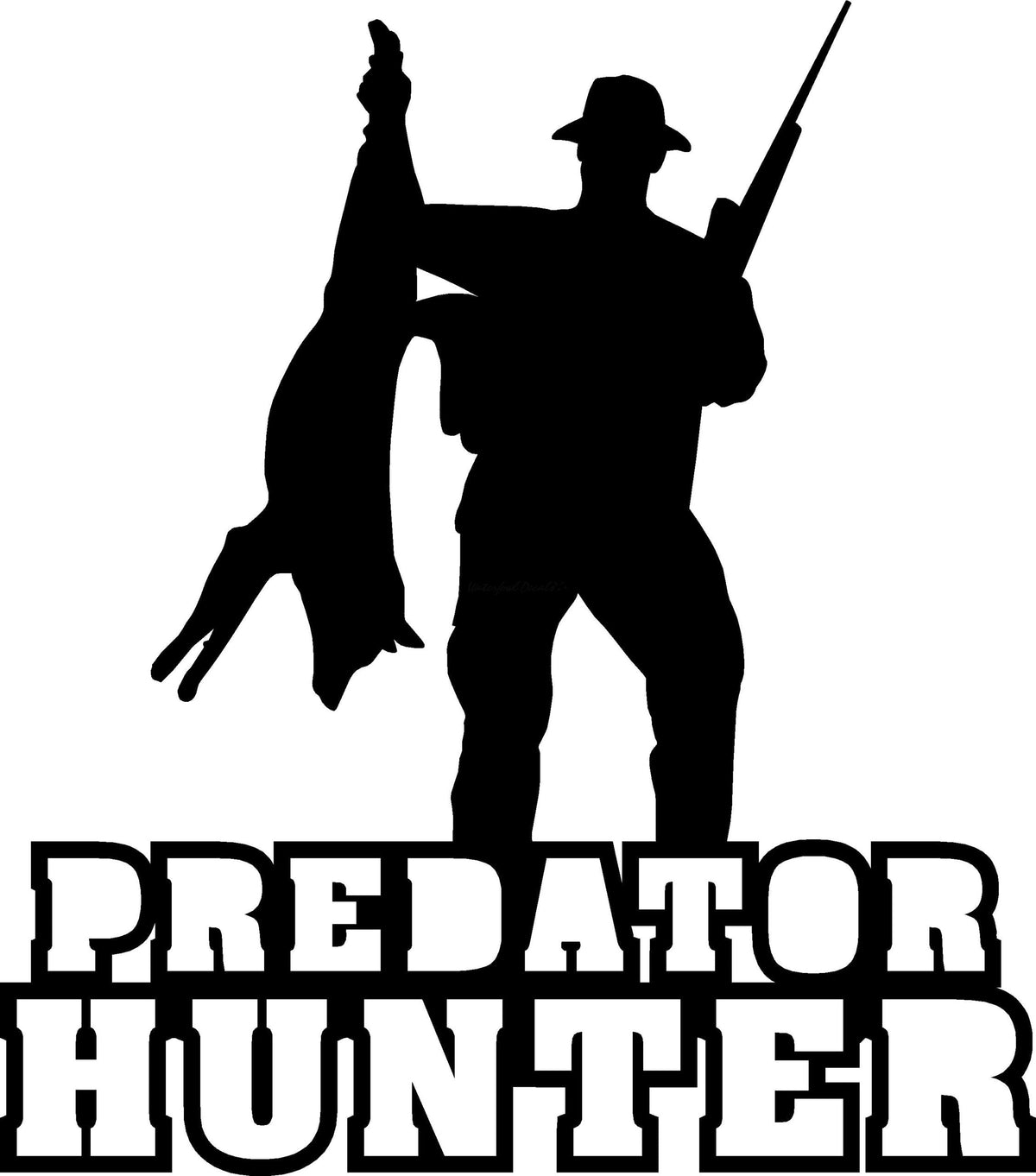 Coyote Hunting Decal – Predator Hunter Sticker - 15021