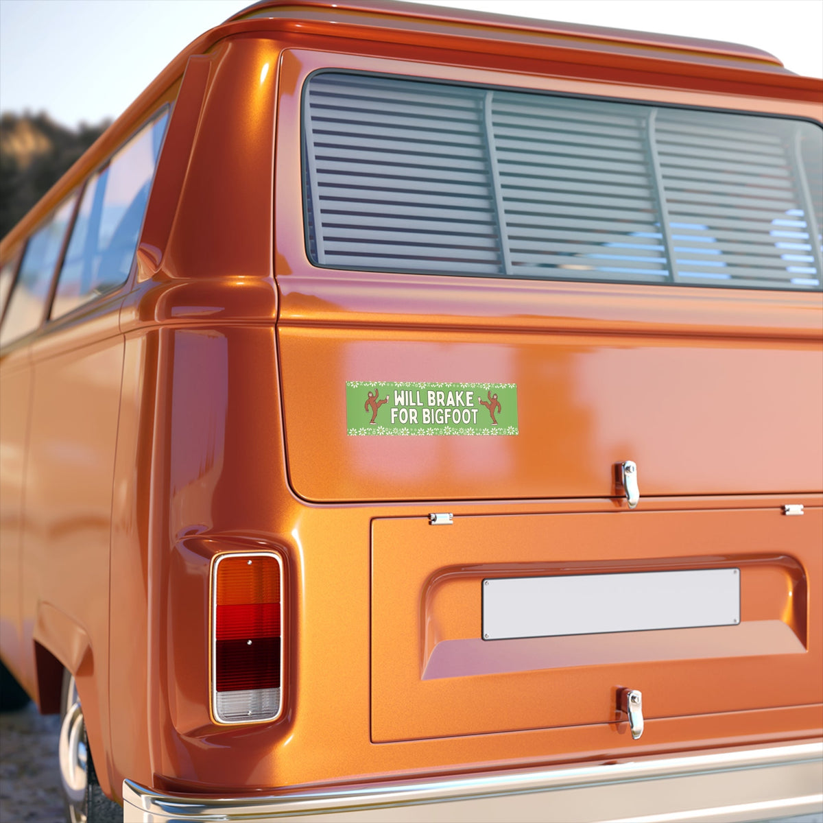 Will Brake for Bigfoot Sticker