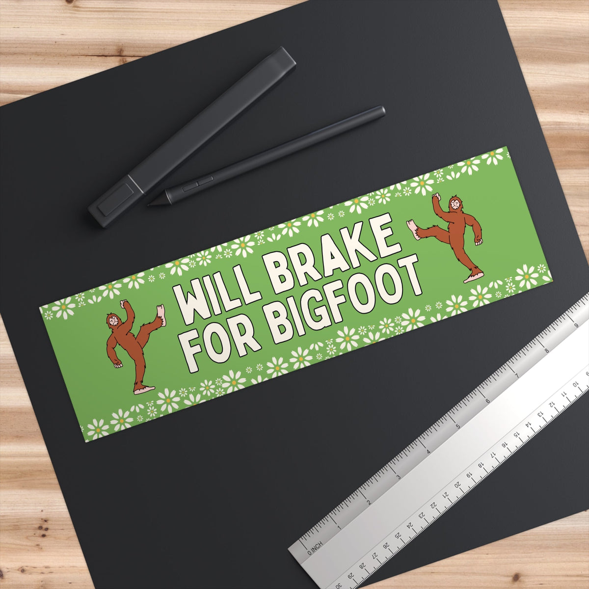 Will Brake for Bigfoot Sticker